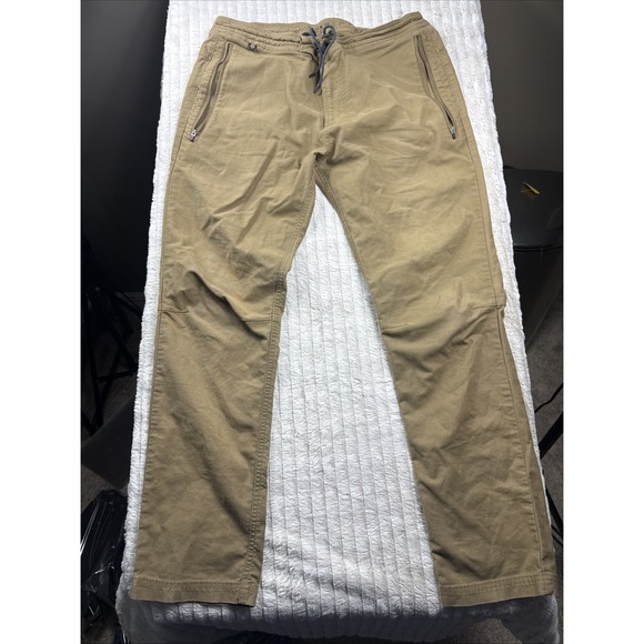 Roark Other - Roark‎ Layover 2.0 Pant Mens 32x29 Brown Drawstring Stretch Hiking Travel